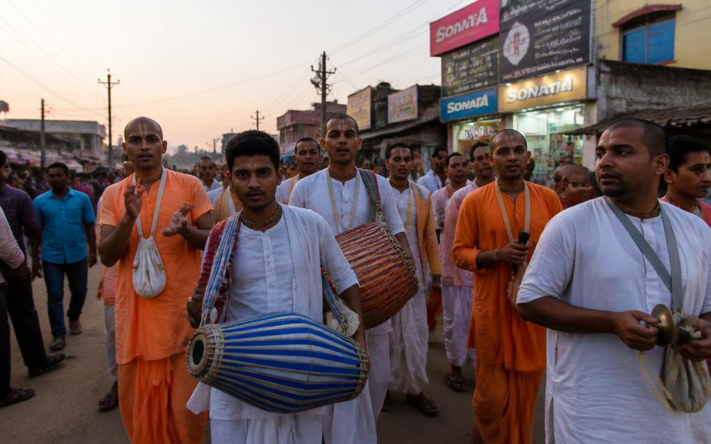 Gaura Purnima celebration at ISKM Proddatur