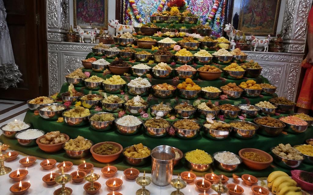 Govardhana Puja & Dipavali celebration at ISKM Proddatur